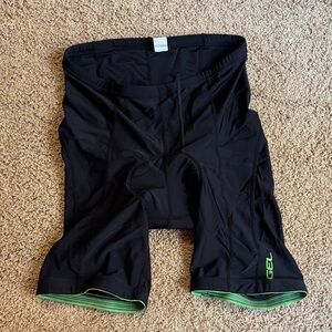 Canari Athletic Shorts Black and Green Compression Fit